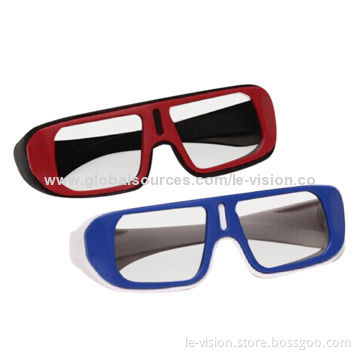Kid's Cinema 3D Glasses with Small Size for Passive Digital Projector System